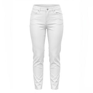 J MCLAUGHLIN WOMENS SKINNY STRETCH PANTS WHITE SIZE 8
